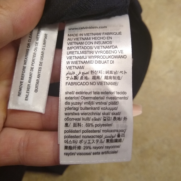 Calvin Klein dark plaid modern ankle pant - Picture 10 of 10